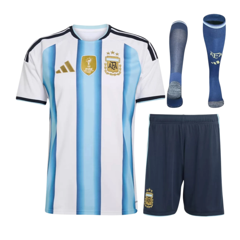 2026 World Cup Argentina Home Full Kit Football jersey Fan edition - Image 4