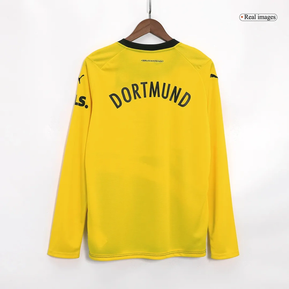 23-24 Borussia Dortmund Home Long Sleeve Jersey - Image 5
