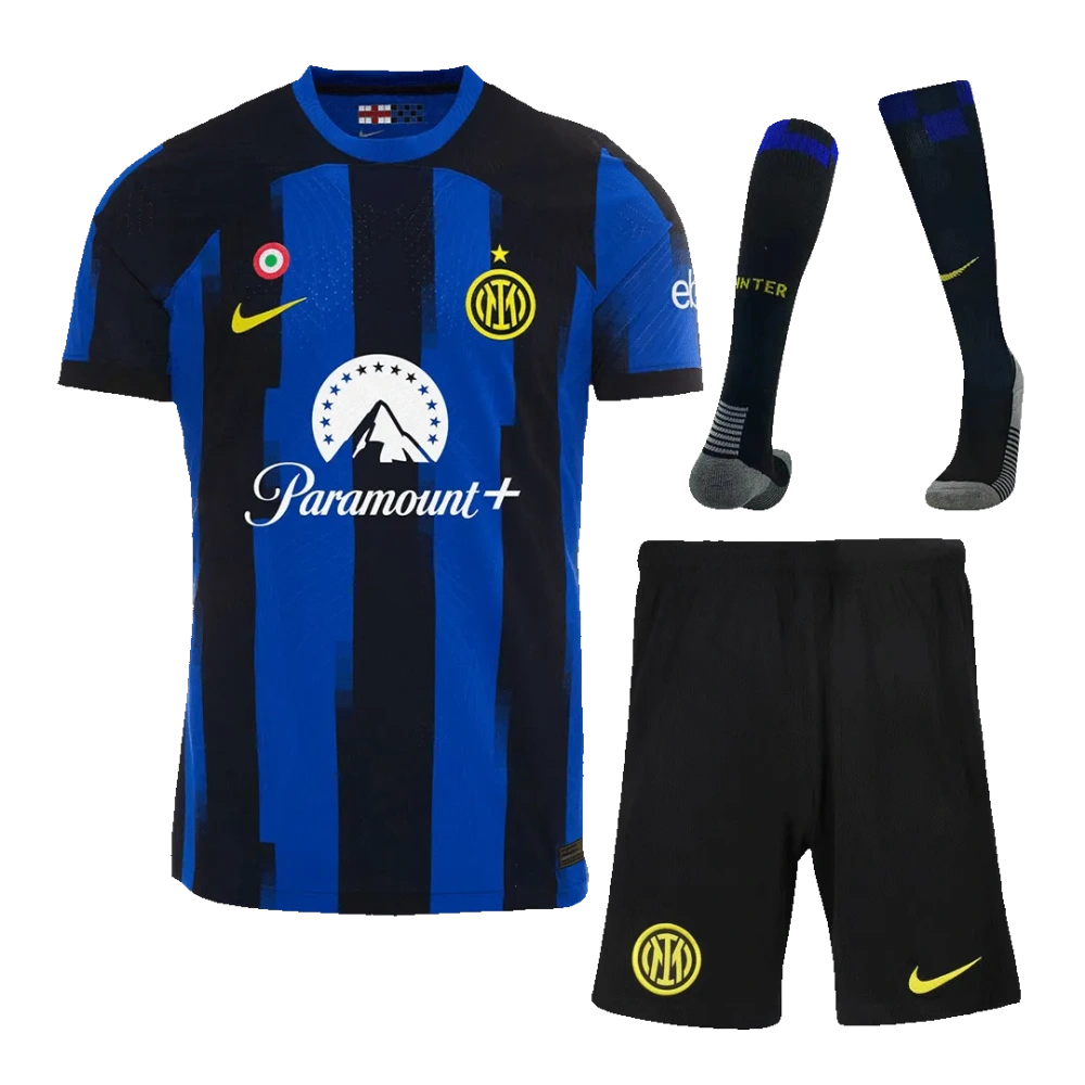23-24 Inter Milan Home Whole Kit Jersey+Shorts+Socks - Image 4