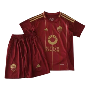 24-25 AS Roma Home Kids Kit Jersey+Shorts