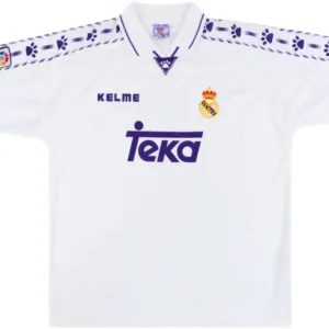 Real Madrid Retro Jersey Home Shirt 1996-97