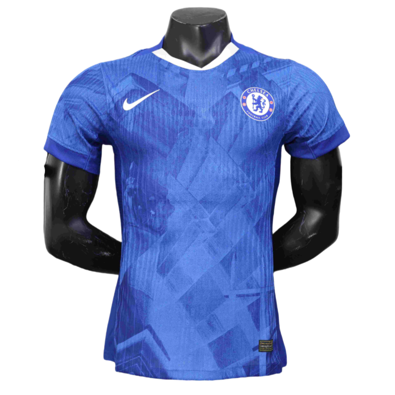 Chelsea Home Shirt Football Jersey Long Sleeve Player Version 25-26