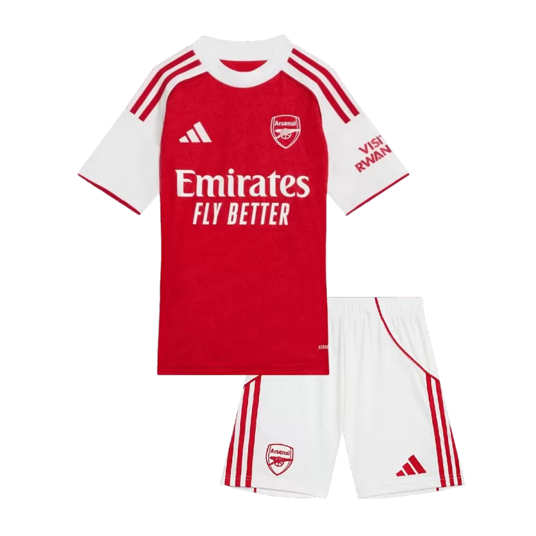Kids Arsenal Custom Home Soccer Kits 2025-26