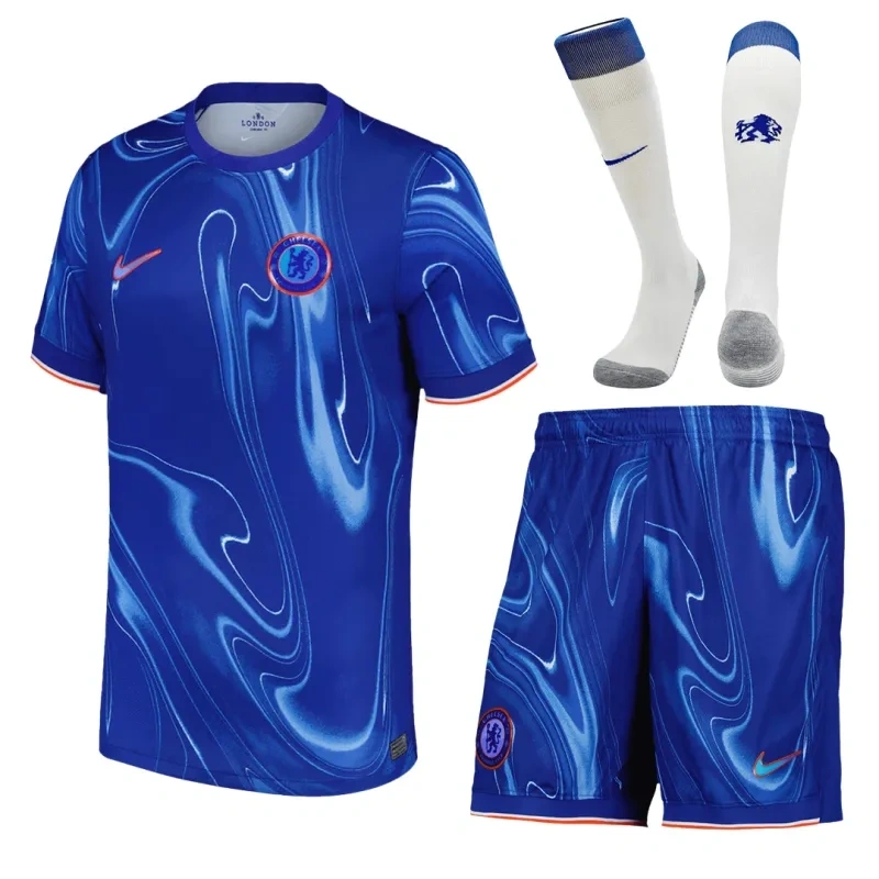 Chelsea 2024/25 Home Full Jersey Kit(Jersey+Shorts+Socks)