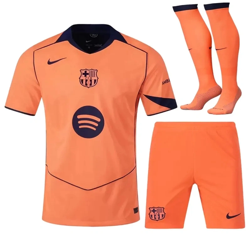 Barcelona Third Away Football Shirt Full Kit 2025-26 Fan Edition