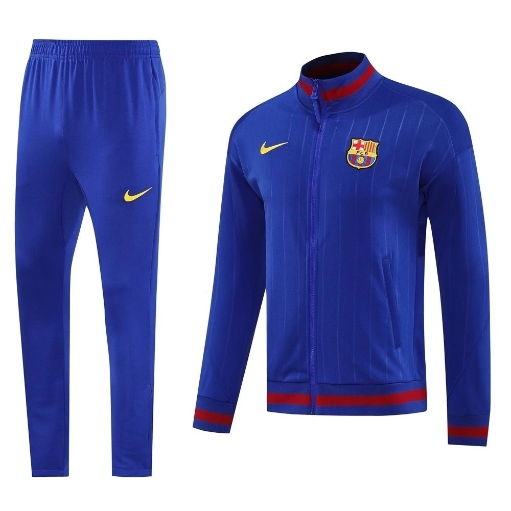 2025-26 Barcelona Training Kit (jacket+Pants) Blue
