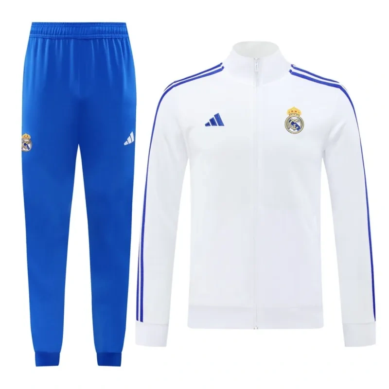2024-25 Real Madrid Zipper Sweatshirt Kit(Top+Pants)