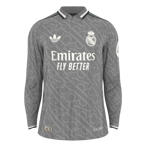 24-25 Real Madrid Third Away Soccer Jersey Long Sleeve