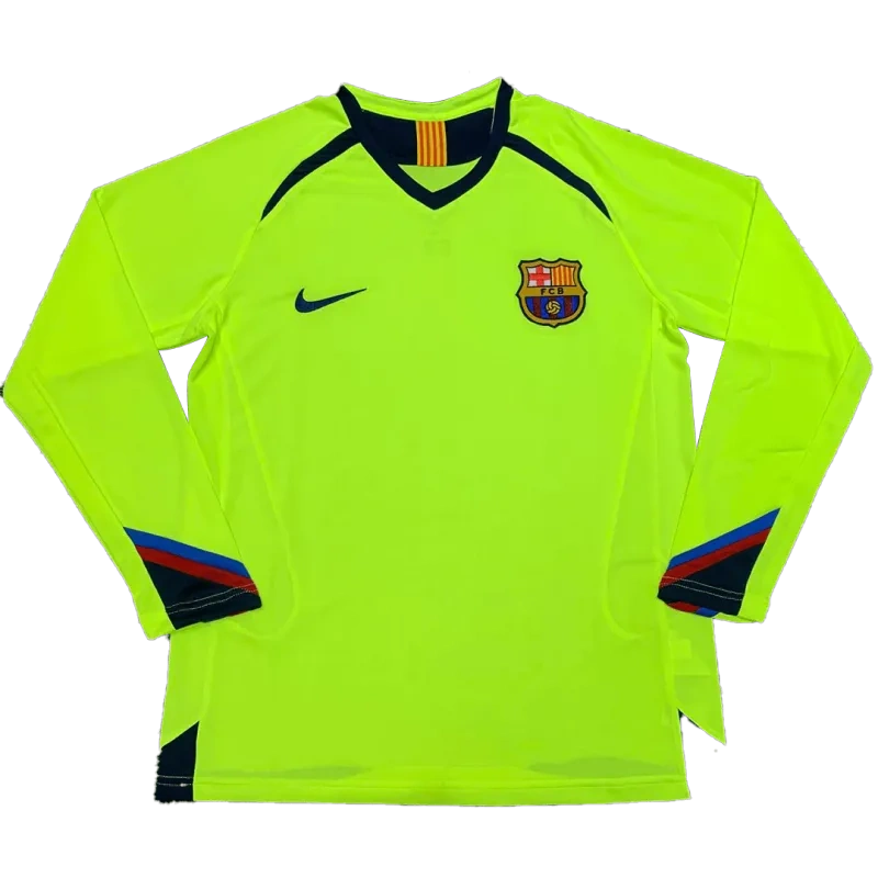 2005/06 Barcelona Retro Jersey Away Long Sleeve