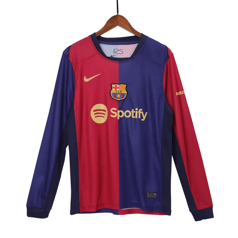 24-25 Barcelona Home Long Sleeve Jersey