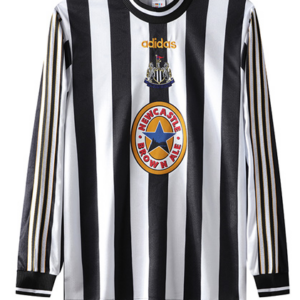 Newcastle United Retro Home Long Sleeve Football Jersey 97-99
