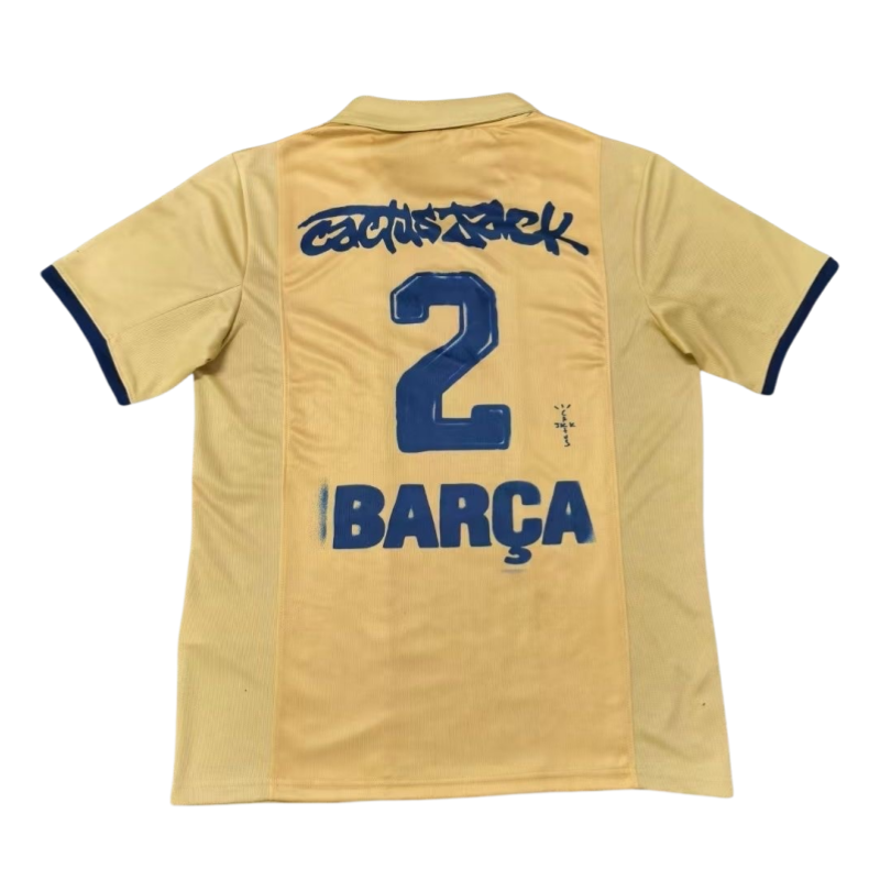 Barcelona Travis Scott Home Shirt Soccer Jersey 25-26