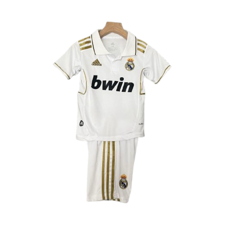 Real Madrid 11-12 Home Retro Kids Kit Soccer Jersey