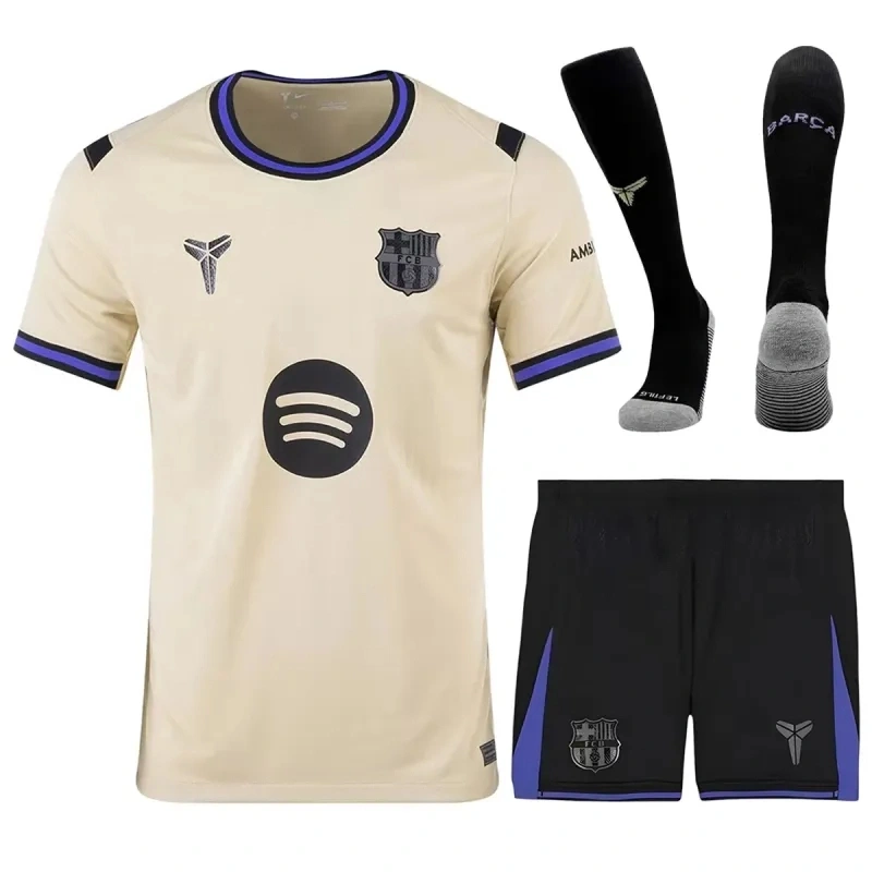 Barcelona Away Football jersey Full 2025-26 kit Fan Version