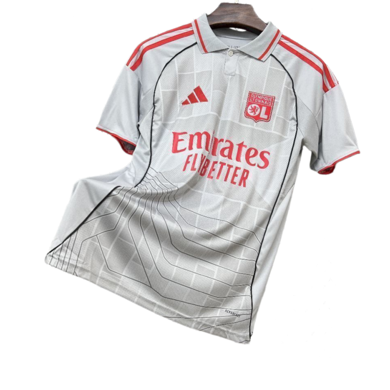 2025-26 olympique Lyonnais Third Away Football jersey Fan version