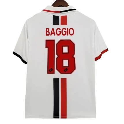 AC Milan BAGGIO #18 Retro Jersey Away 1996/97