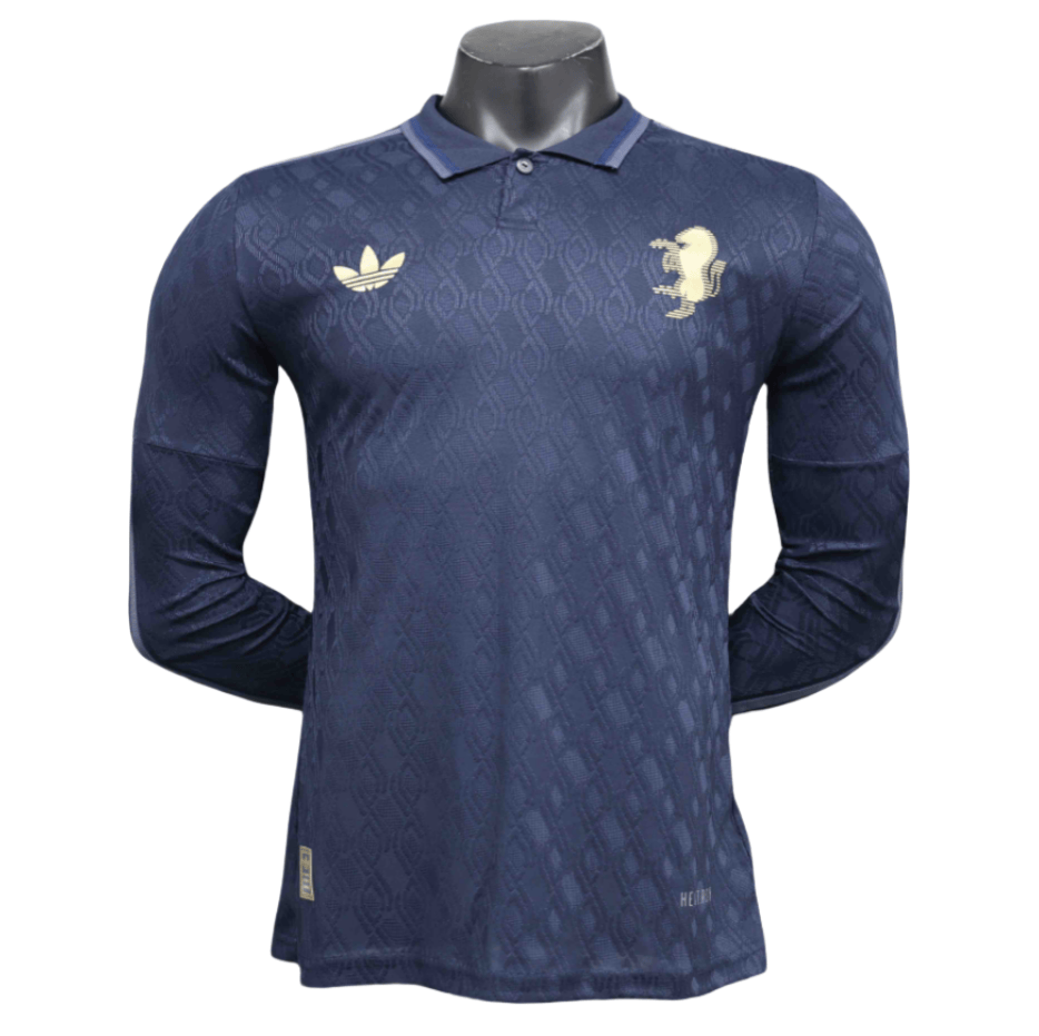 24-25 Juventus Away Soccer Jersey Player Version Long Sleeve