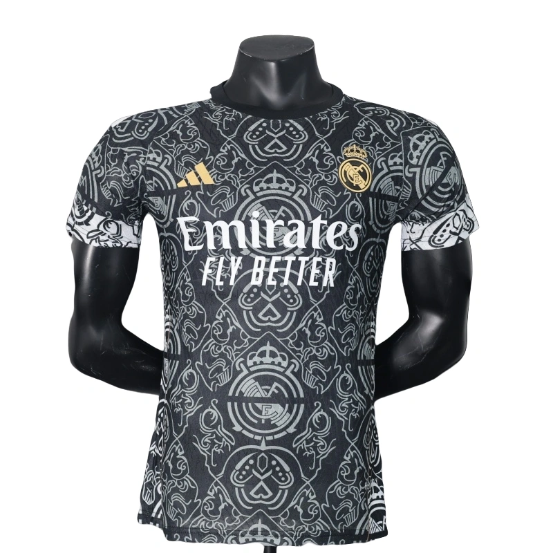 2024/25 Real Madrid player special edition Black football jersey