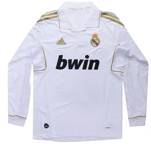 2011/12 Real Madrid Retro Jersey Home Long Sleeve