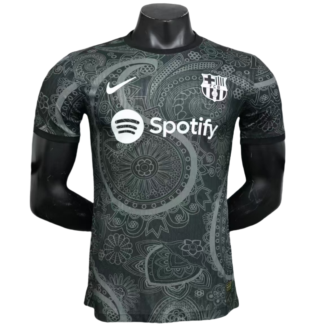 2024/25 Barcelona Away Jersey Spotify Logo Without Text Player Version