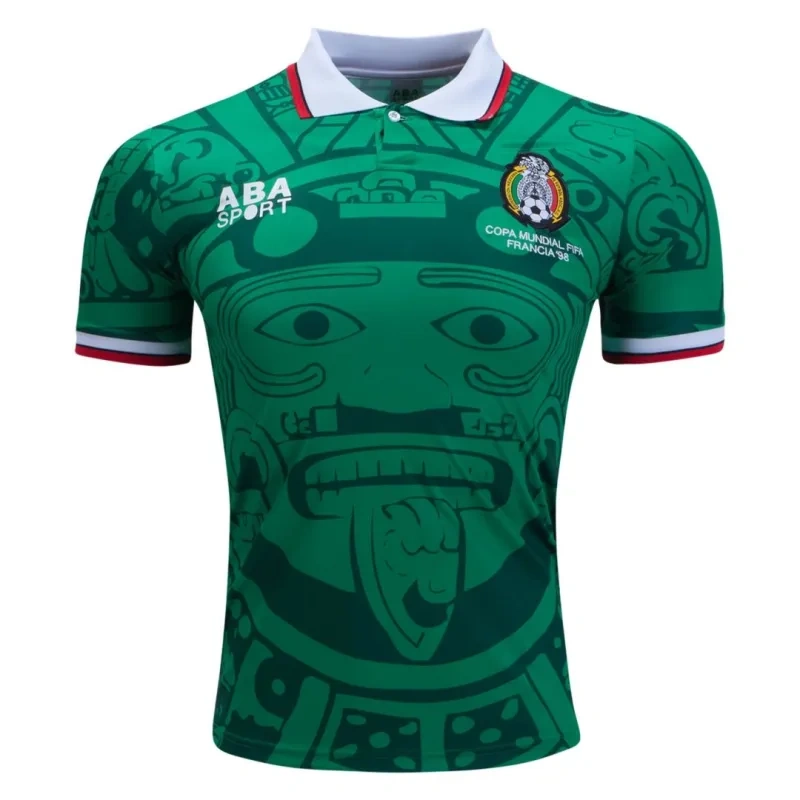 Mexico World Cup 1998  Retro Home Jersey
