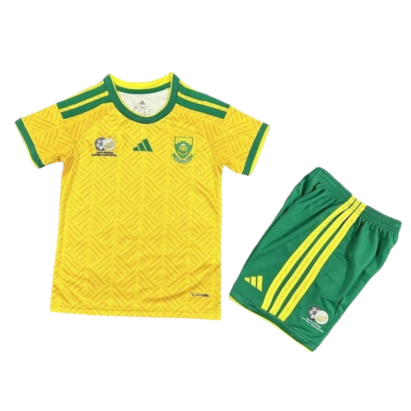 South Africa World Cup 2026 Home Kids Short Sleeve Kit & Jersey + Shorts Fan Version