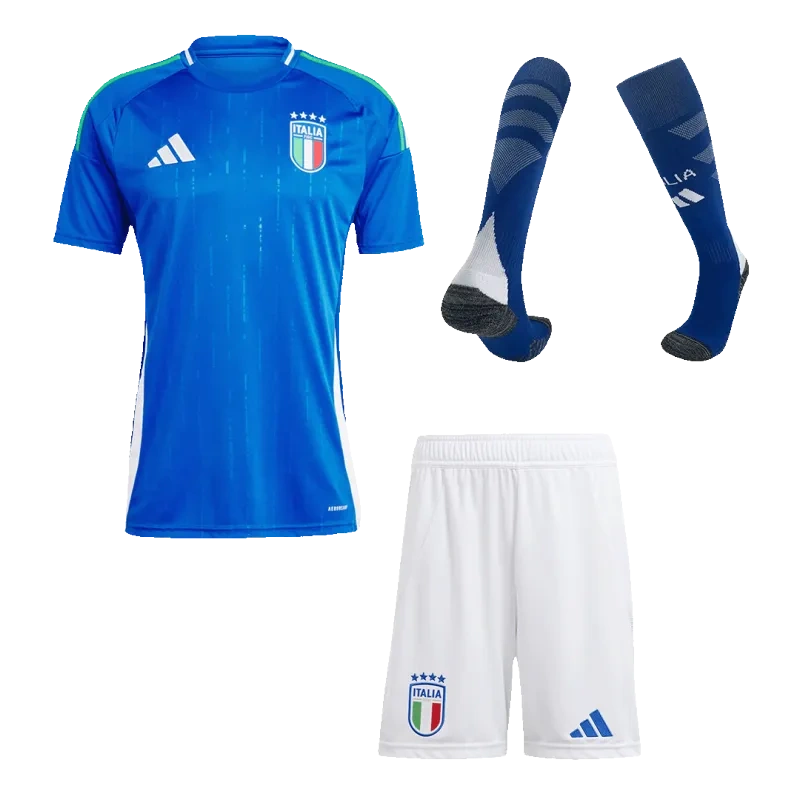 Italy Home Whole Kit(Jersey+Shorts+Socks) Euro 2024